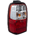 Driver Side Tail Light, with Bulb, Halogen, Clear and Red Lens, 6 Cyl., 3.4L Engine