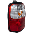Driver Side Tail Light, with Bulb, Halogen, Clear and Red Lens, 6 Cyl., 3.4L Engine