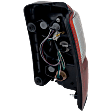 Driver Side Tail Light, with Bulb, Halogen, Clear and Red Lens, 6 Cyl., 3.4L Engine