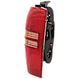 Passenger Side Tail Light, without Bulb, Halogen, Clear and Red Lens