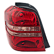 Driver Side Tail Light, without Bulb, Halogen, Clear and Red Lens