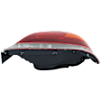 Passenger Side Tail Light, without Bulb, Halogen, Amber, Clear and Red Lens, Base Model, Coupe/Sedan