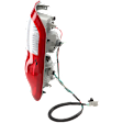 Passenger Side Tail Light, with Bulb, For Double Cab With Standard Bed, Halogen, Clear and Red Lens