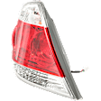Driver Side Tail Light, with Bulb, Halogen, Clear and Red Lens, LE/XLE Models, USA Built Vehicle