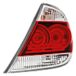 Passenger Side Tail Light, with Bulb, Halogen, Clear and Red Lens, SE Model, USA Built Vehicle