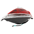 Passenger Side Tail Light, with Bulb, Halogen, Clear and Red Lens, SE Model, USA Built Vehicle