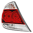 Driver Side Tail Light, with Bulb, Halogen, Clear and Red Lens, SE Model, USA Built Vehicle