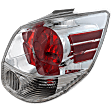 Passenger Side Tail Light, with Bulb, Halogen, Clear and Red Lens
