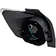 Passenger Side Tail Light, with Bulb, Halogen, Clear and Red Lens
