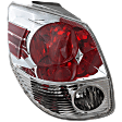 Driver Side Tail Light, with Bulb, Halogen, Clear and Red Lens
