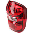 Passenger Side Tail Light, without Bulb, Halogen, Clear and Red Lens, 4 Cyl., 2.4L Engine