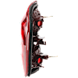 Passenger Side Tail Light, without Bulb, Halogen, Clear and Red Lens, 4 Cyl., 2.4L Engine