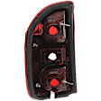 Passenger Side Tail Light, without Bulb, Halogen, Clear and Red Lens, 4 Cyl., 2.4L Engine