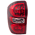 Driver Side Tail Light, without Bulb, Halogen, Clear and Red Lens, 4 Cyl., 2.4L Engine