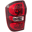Driver Side Tail Light, without Bulb, Halogen, Clear and Red Lens, 4 Cyl., 2.4L Engine
