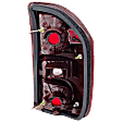 Driver Side Tail Light, without Bulb, Halogen, Clear and Red Lens, 4 Cyl., 2.4L Engine