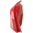 Driver Side Tail Light, without Bulb, Halogen, Clear and Red Lens, Hatchback