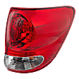 Passenger Side, Outer Tail Light, with Bulb, Halogen, Clear and Red Lens, 8 Cyl., 4.7L Engine