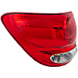 Driver Side, Outer Tail Light, with Bulb, Halogen, Clear and Red Lens, 8 Cyl., 4.7L Engine