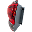 Driver Side, Outer Tail Light, with Bulb, Halogen, Clear and Red Lens, 8 Cyl., 4.7L Engine