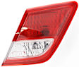 Passenger Side, Inner Halogen Tail Light, Without bulb(s)