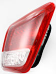 Passenger Side, Inner Halogen Tail Light, Without bulb(s)