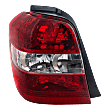 Driver Side Halogen Tail Light, Without Bulb(s), Except Hybrid Model