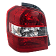 Driver Side Halogen Tail Light, Without Bulb(s), Except Hybrid Model