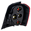 Driver Side Halogen Tail Light, Without Bulb(s), Except Hybrid Model