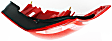Passenger Side Tail Light, without Bulb, LED, Clear and Red Lens