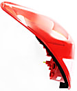 Driver Side Tail Light, without Bulb, LED, Clear and Red Lens