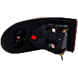 Passenger Side Tail Light, without Bulb, Halogen, Clear and Red Lens, 6 Cyl., 4.0L Engine