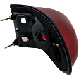 Driver Side Tail Light, without Bulb, Halogen, Clear and Red Lens, 6 Cyl., 4.0L Engine