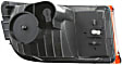 Rear, Passenger Side Bumper Reflector