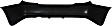 2005 Toyota Camry LE - Rear Primed Bumper Cover, USA Built Vehicle
