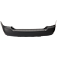 Rear Primed Bumper Cover, Without Brackets