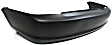 Rear Primed Bumper Cover, Base Model, Sedan, Without Spoiler Holes