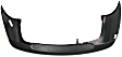 Rear Primed Bumper Cover, Base Model, Sedan, Without Spoiler Holes