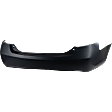 Rear Primed Bumper Cover, USA Built Vehicle, For Models with Single Exhaust Hole