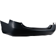 Rear Primed Bumper Cover, USA Built Vehicle, For Models with Single Exhaust Hole, CAPA Certified