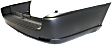 Rear Primed Bumper Cover, With Wheel Opening Flares