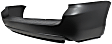 Rear Primed Bumper Cover, Without Parking Aid Sensor Holes
