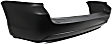 Rear Primed Bumper Cover, Without Parking Aid Sensor Holes
