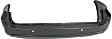 Rear Primed Bumper Cover, With Parking Aid Sensor Holes