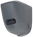 Rear, Passenger Side Bumper End, Textured, Textured Gray, With Wheel Opening Flare Holes
