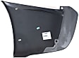Rear, Passenger Side Bumper End, Textured, Textured Gray, With Wheel Opening Flare Holes