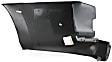 Rear, Passenger Side Bumper End, Primed Plastic