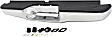 2001 Toyota Tacoma - Step Bumper, Chrome Face Bar and Pads Without mounting bracket(s)