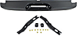 2002 Toyota Tacoma - Step Bumper, Powdercoated Black, Face Bar and Pads, With mounting bracket(s)