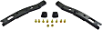 2002 Toyota Tacoma - Step Bumper, Powdercoated Black, Face Bar and Pads, With mounting bracket(s)